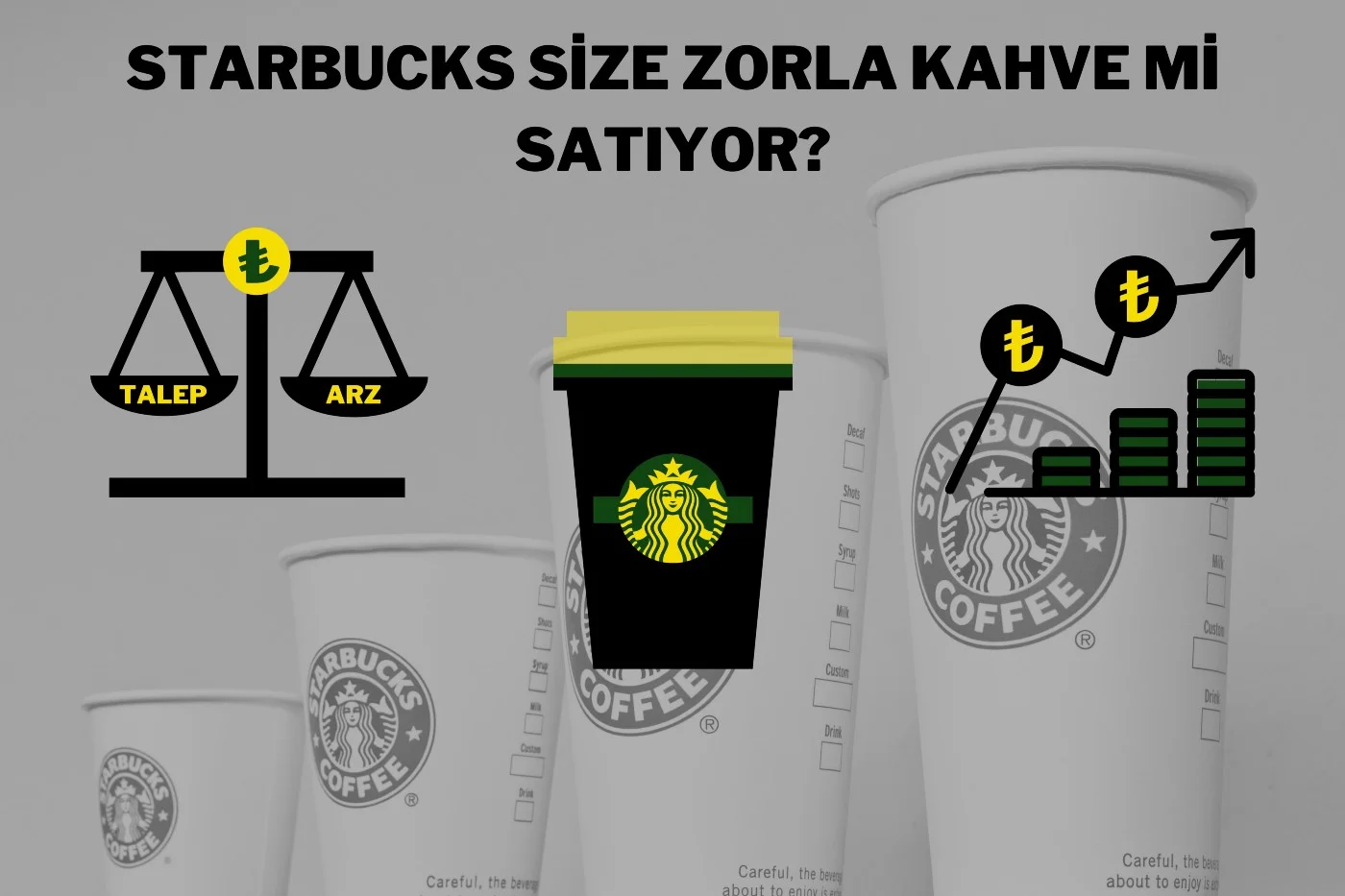 Starbucks size zorla kahve mi satıyor?